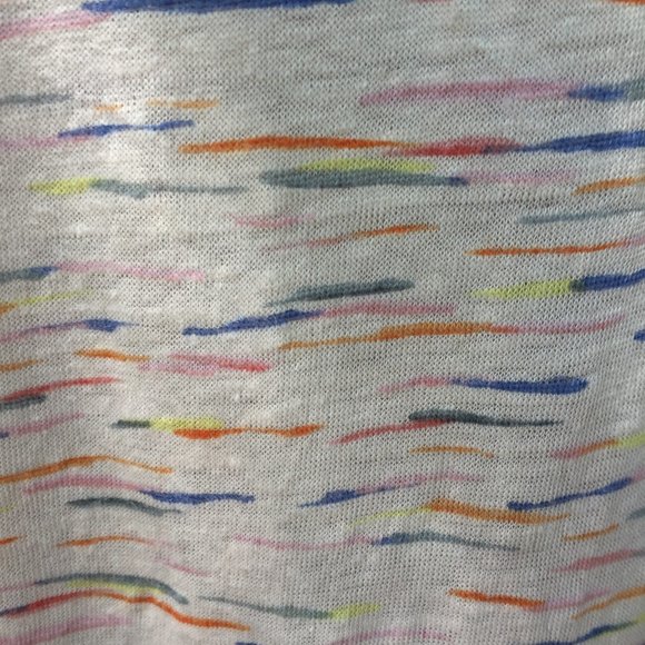 Bellrose pink & blue striped linen top - size 8 - Picture 9 of 9